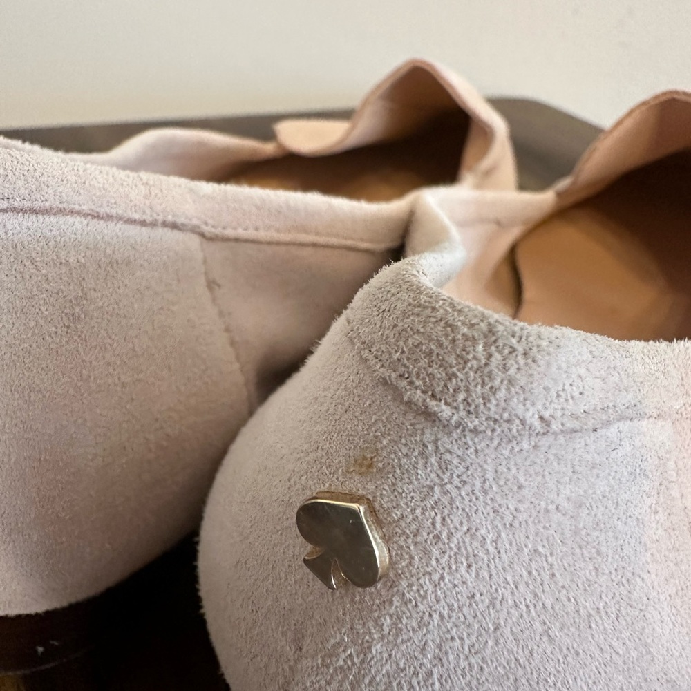 kate spade Blush Pink Suede Loafers - Picture 8 of 10